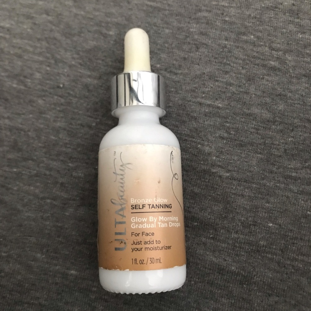 GLOW BY MORNING TAN DROPS- USED ONCE
